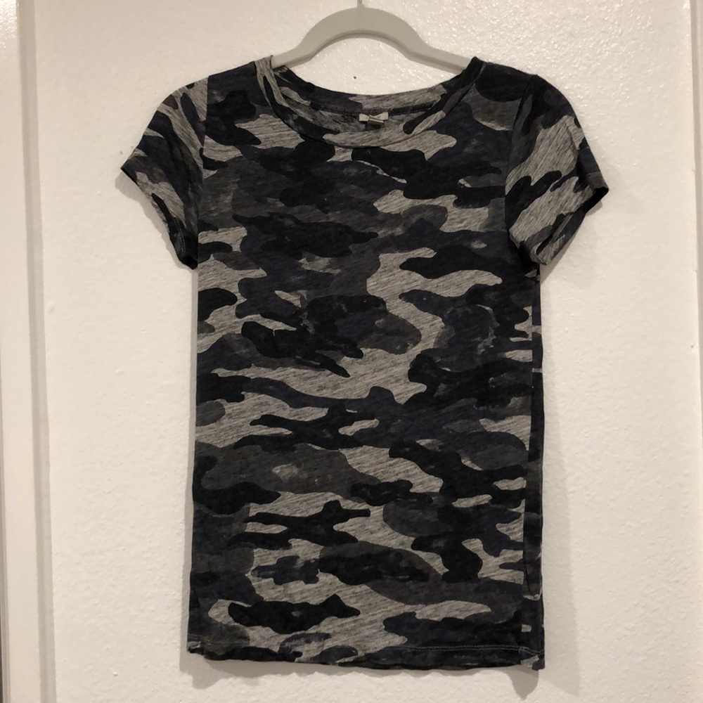 J.Crew army print tee